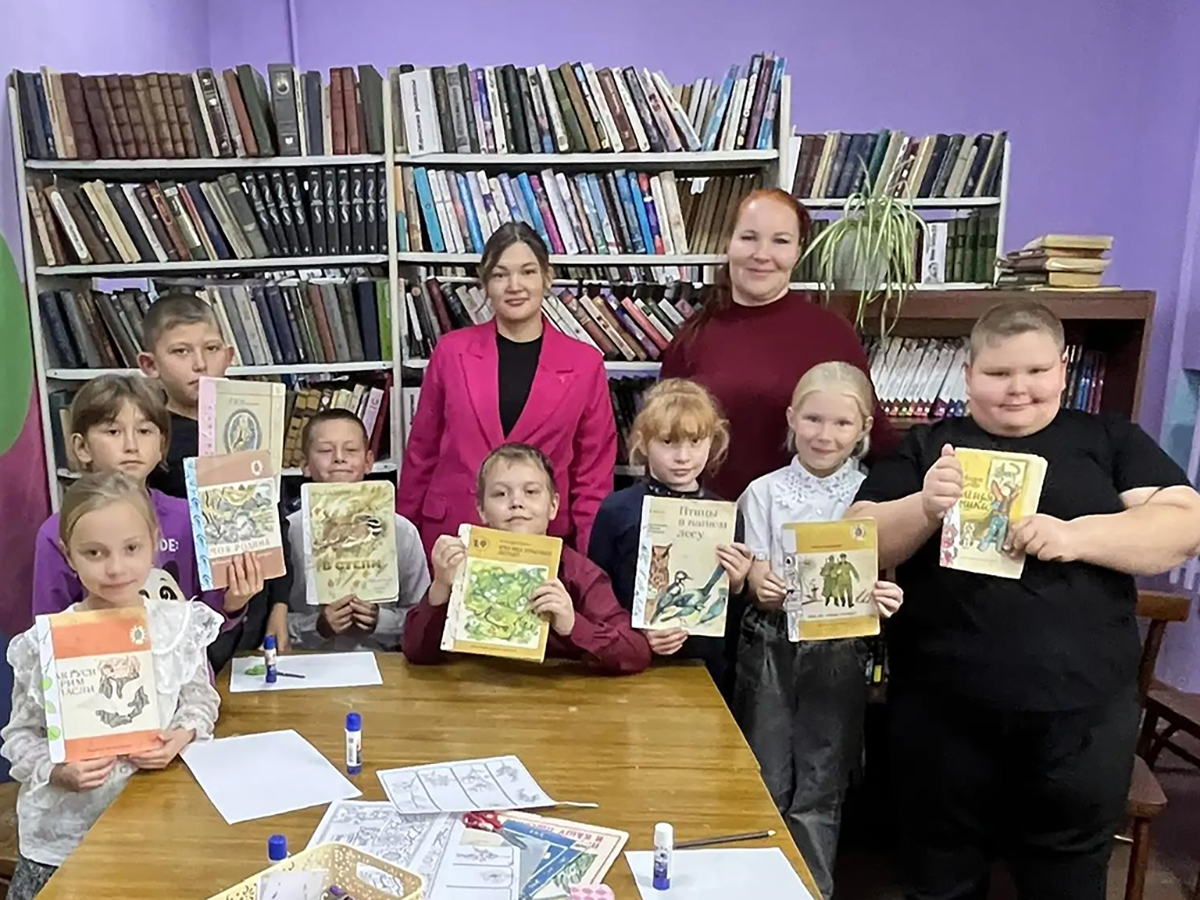Литвиновские школьники помогли восстановить старые книги