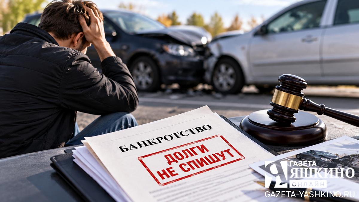 Банкротство: когда от долгов за ДТП не освободят